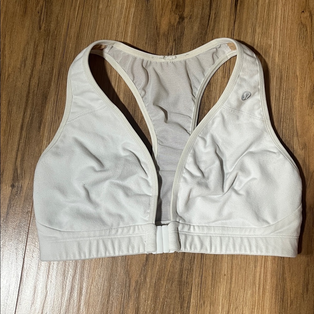 Lululemon White Sports Bra